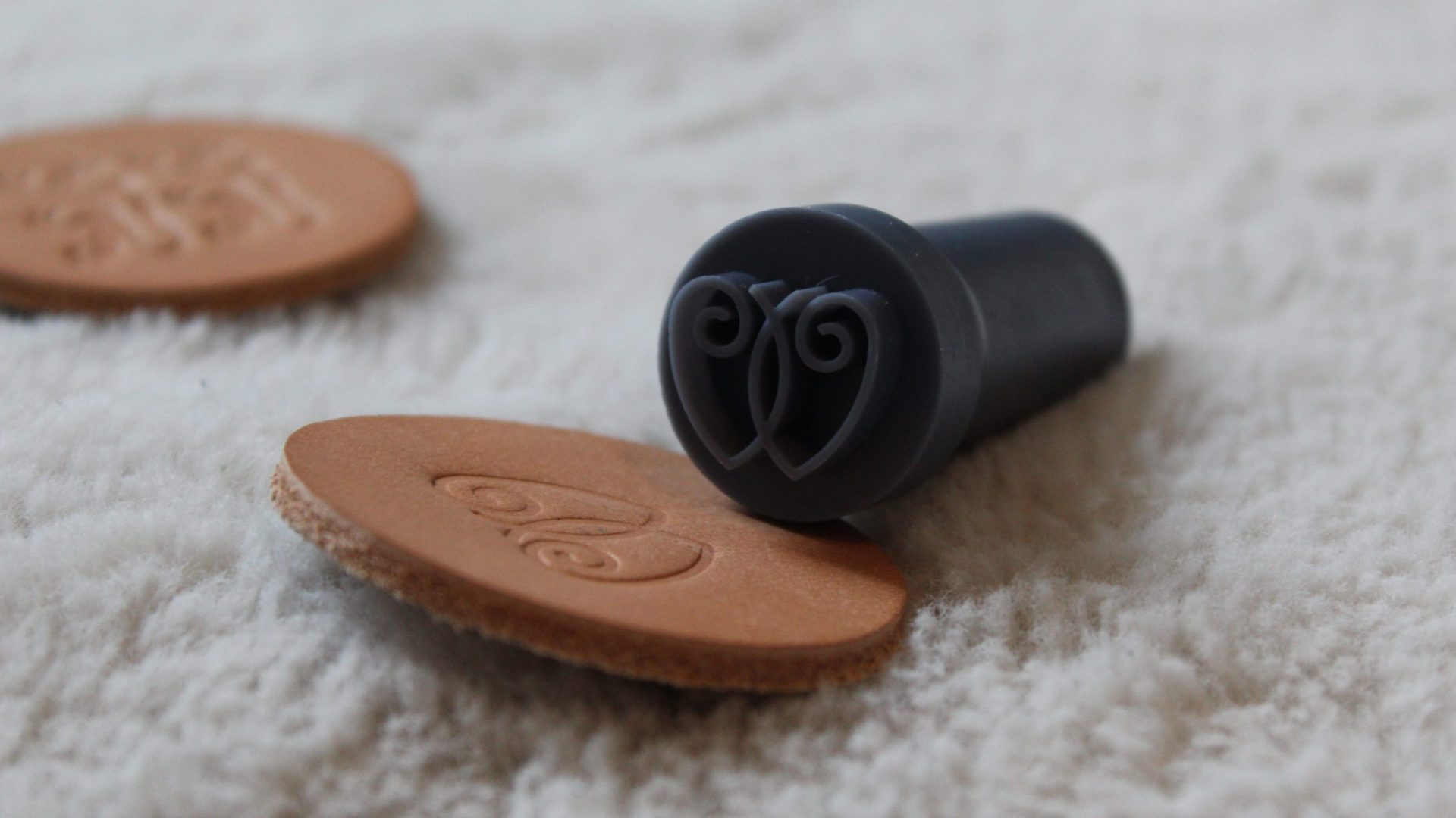 Tampon pour cuir personnalisé